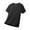 Black1, variant on fatyb Men's Workout Shirts with Zipper Pocket Lightweight Athletic T-Shirts (Available in Big & Tall)