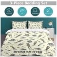 thumbnail image 5 of Attack on Titan Anime Home Bed 3-piece Set, Classic Japanese Anime Polyester Wash Student Dormitory Set, 5 of 5