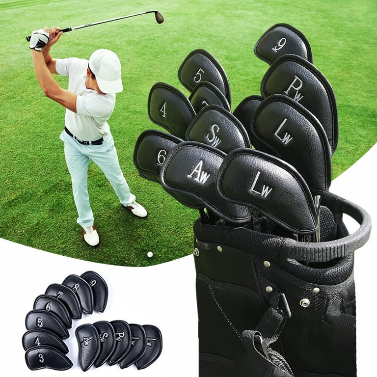 12Pcs Golf Headcover Golf Club Heads Cover Golf Club Iron Putter Head Cover  Protect Set, Fit All Golf Clubs