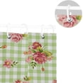 thumbnail image 5 of FREEAMG Beautiful Flowers Shower Curtain Waterproof Fabric Shower Curtains for Bathroom Decoration Curtain with 12 Hooks 60x72 Inch, 5 of 6