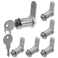 thumbnail image 3 of Shisuyan Storage Solutions Cabinet Lock Silver 6Set 1.85X1.18X0.9In, 3 of 8