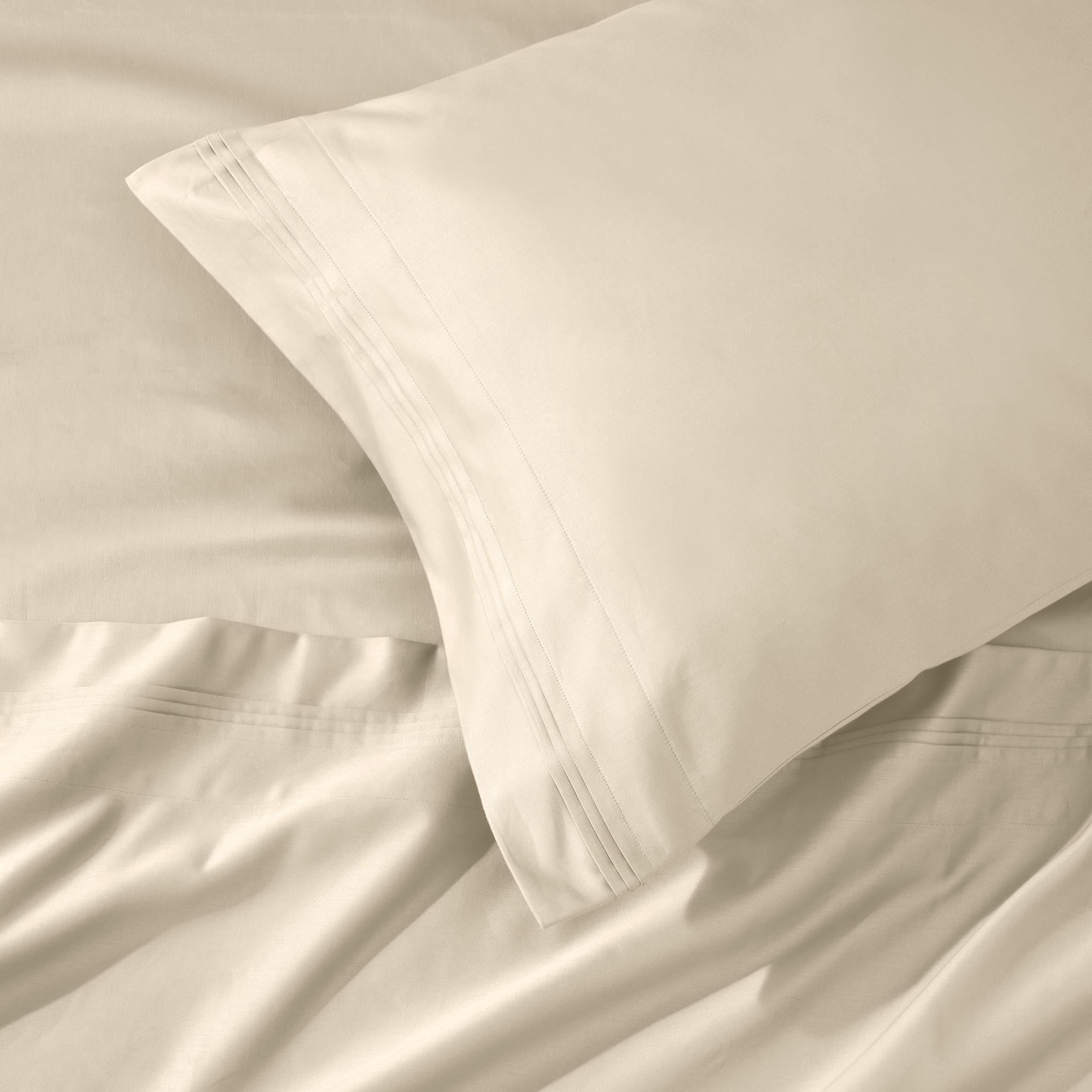 Superior Egyptian Cotton Duvet Cover Set, King, Ivory