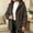 Brown, variant on Liuinsasek Womens Loose Fuzzy Outerwear Solid Color Fashionable Hooded Warm Long-Sleeved Fleece Fluffy Jacket with Pockets for Winter
