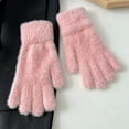 thumbnail image 4 of Womens Plush Lined Thermal Winter Riding Gloves Knit Comfort Fit Outdoor Cold Weather Protection, 4 of 4
