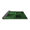thumbnail image 2 of Ahgly Company Indoor Square Oriental Emerald Green Modern Area Rugs, 7' Square, 2 of 4