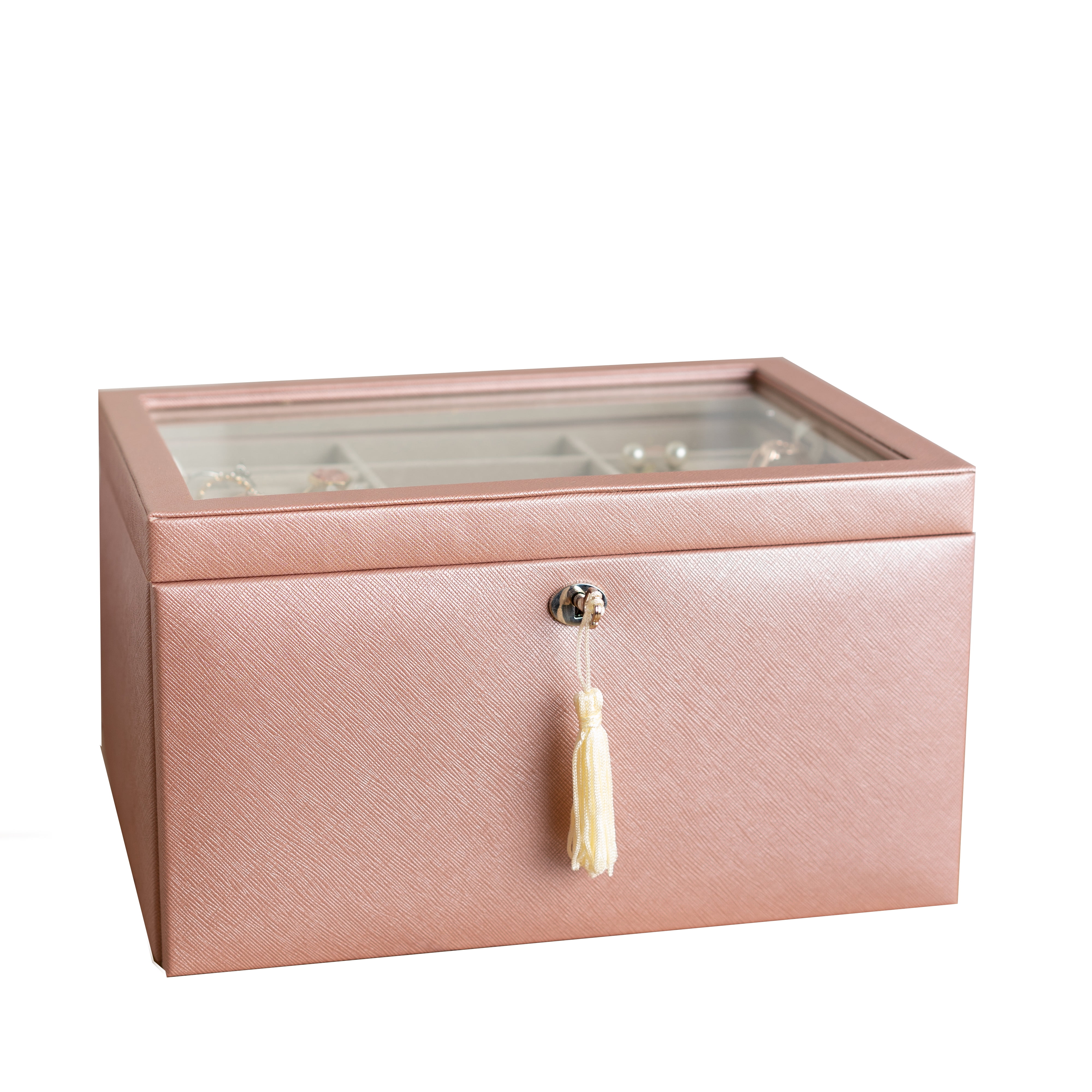 Hives & Honey Gold Table Top Jewelry Storage Chest