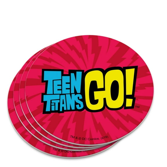 Teen Titans Go! Logo Novelty Coaster Set