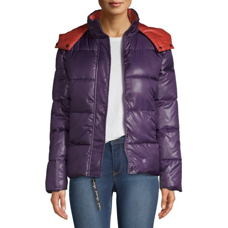 Kendall + Kylie Women's Two Tone Puffer