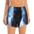 thumbnail image 2 of Goofa Night Scene of Wolves Printed Women 2 in 1 Running Shorts,Quick Dry Athletic Workout Shorts,High Waisted Athletic Shorts with Liner Pockets-XX-Large, 2 of 9