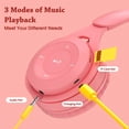thumbnail image 6 of Wireless Bluetooth Headphones Hifi Sound Support TF Card Auto Pairing On-Ear Stereo Headset, 6 of 8