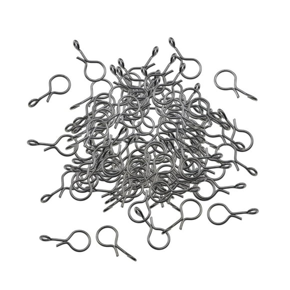 100 Uds broche de pesca con mosca Strade Fareast Limited Acero inoxidable