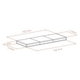 thumbnail image 3 of Winsome 2-Piece Hall Storage Bench with Cushion Seat - 94392, 3 of 9