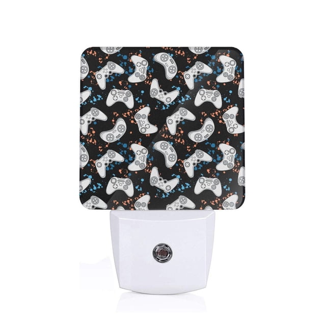 Balery Game Luz Nocturna LED con Sensor Automático, Enchufe con Sensor Crepuscular, Luz Suave de 0.5W para Dormitorio, Pasillo, Baño-US