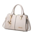 thumbnail image 2 of Bolso de mano para mujer, bolso de hombro con cremallera, bolso con asa, bolso cruzado informal grande a la moda, bolso de mano para fiesta, vacacione, 2 of 8
