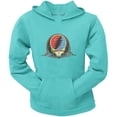 thumbnail image 1 of Grateful Dead - Calaveras Blue Juniors Torn Neck Hoodie, 1 of 1