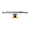 Silver and Gold, variant on DeliDecks Fingerboard Trucks - Hex Hybrid Trux 29mm Professional Steel Trucks with Tool and Hardware Set - Silver and Silver