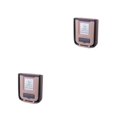 thumbnail image 4 of Kearding Cubo de basura Plegable sin tapa Montado en la pared Cubo de clasificación de basura Cubo de basura Cocina interior Cesta de basura Caqui S 2piezas, 4 of 6
