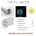 thumbnail image 3 of Tira de luces LED de neón flexible de 1 a 5 m/pieza con carcasa de perfil para empotrar, resistente al agua, IP67, para decoración de exteriores, 3 of 5