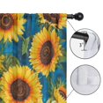 thumbnail image 4 of Blackout Kids Curtains,Sunflower Childrens Insulated Curtains Set Of 2,Bedroom Essentials,Toddler Room Decor 42x63in(106x160cm), 4 of 4