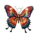 thumbnail image 3 of Decoración de pared de mariposa de metal, adorno colorido, decoración de valla para exteriores, pared de mariposas 40 cm x 38 cm, 3 of 9