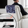 thumbnail image 4 of TSOVTHRID Bohemia Floral Print Sofa Headrest Cover 17x27in Non Slip Headrest Protector for Recline Chair Waterproof PU Leather Couch Head Rest Protector for Living Room, 3 Pieces, 4 of 7