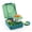 Green, variant on OmieBox Bento Box for Kids - Insulated Bento Lunch Box with Leak Proof Thermos Food Jar - 3 Compartments, Two Temperature Zones - Pink Berry