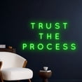 thumbnail image 3 of Handmadetneonsign Trust The Process Neon Sign, Custom Quote Neon Art Decor, Text Home Bedroom Wall Decor, 3 of 4