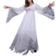 thumbnail image 5 of ICHUANYI Clearance Woman Fashion Halloween Costume Adult Bride Cosplay Costume Long Sleeves Dress(White, M) ICHUANYI WER2023081204029, 5 of 9