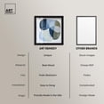 thumbnail image 6 of Serene Overlap II Shadowbox Print Modern Wall Decor by Art Remedy, Black Frame, 24 x 24, 6 of 7