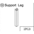 thumbnail image 2 of Support Leg for Velvet Upholstered Platform Bed Frame with Gold Trim FQ, 2 of 4