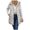Khaki, variant on TQWQT Womens Reversible Long Vest Sleeveless Sherpa Fleece Jacket Zip Up Hooded Vest Warm Winter Coat Outwear with Pocket Army Green S