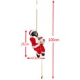 thumbnail image 2 of Escalera de escalada eléctrica Decoración de Papá Noel Funciona con pilas Creativo con música Estatuilla divertida Máscara navideña Serie de Papá Noel - Máscara verde, Perlas de escalada Sunnimix Santa de escalada eléctrica, 2 of 7