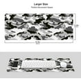 thumbnail image 2 of Black Grey and White Gaming Mouse Pad Large XL Camo Gray Long Extended Pads Desk Mat Camouflage Big Mousepad for Home Office Decor Accessories Gamer, 2 of 6
