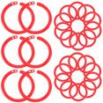 thumbnail image 4 of 100pcs Plastic Binder Rings Flexible Loose Leaf Book Rings Binder Rings for DIY, 4 of 9