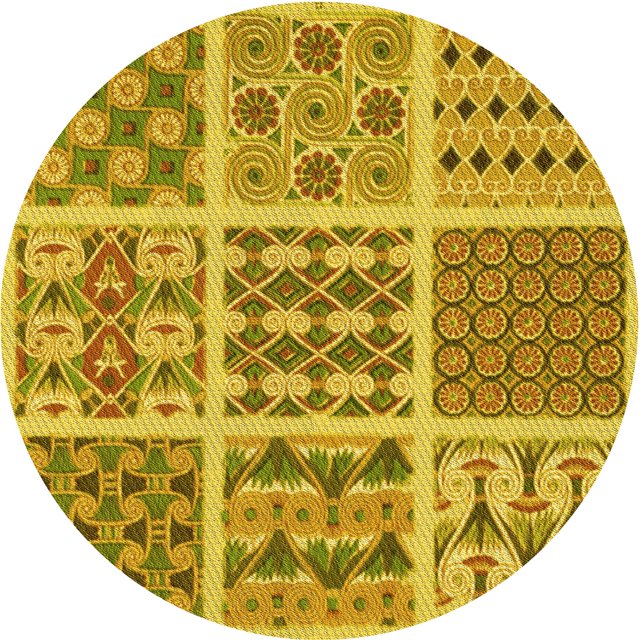 Ahgly Tapis d'Intérieur Lavable en Machine Carré Transitionnel Bisque Foncé Marron, 3 Pieds Carré