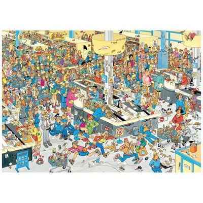 Jumbo Jan van Haasteren Christmas Eve jigsaw Puzzle 1000-Piece, Multi-Colour