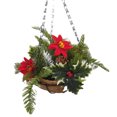 thumbnail image 1 of Injueey Cesta de flores de Navidad Ventana de la pared del hogar Disposición de la escena Luces LED colgantes Guirnalda artificial colgante de Navidad Kits de decoración para fiestas Injueey HA067929-00, 1 of 6