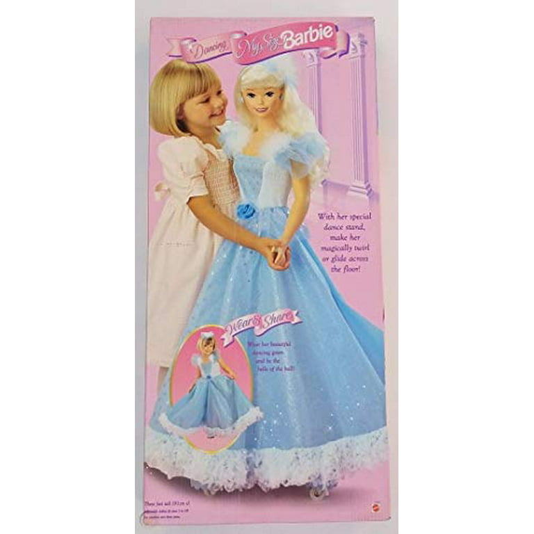 buket måtte Værdiløs Barbie Dancing My Size Barbie Doll 3 Feet Tall 1996 Mattel #15909 -  Walmart.com