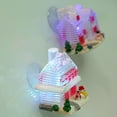 thumbnail image 5 of Mosey Led Luminous Mini Christmas House Snowman with Resin Sucker Hanging Xmas Decor, 5 of 7