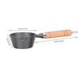 thumbnail image 4 of HEALEEP Mini Cast Iron Skillet with Long Handle, 4.3 Inch Frying Pan, Nonstick Ceramic Pot for Eggs and Small Cooking Tasks, Pre Seasoned Cookware for Home Use, 4 of 8