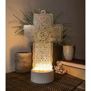 RBN Virgen De Guadalupe LED Light Cutout Baptism Centerpiece 1st Communion Children Kids Party Favors Decor Christening Lady Guadalupe - 6 PCS