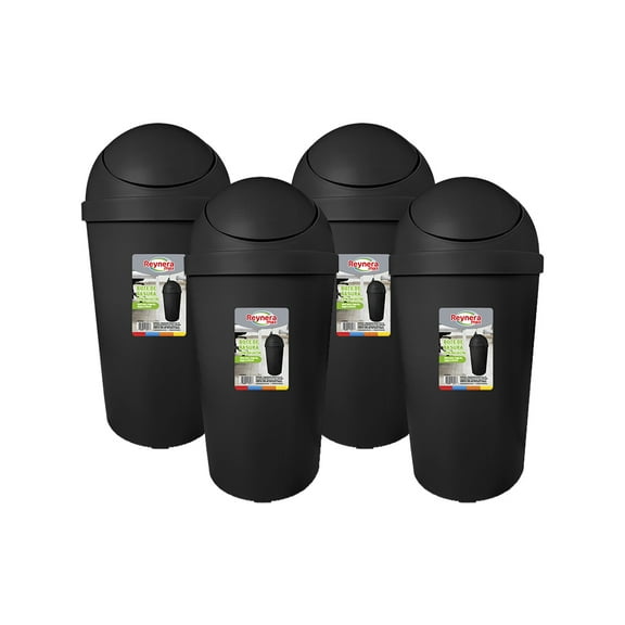 Bote de basura Reynera con tapa balancín Negro 11 Lts