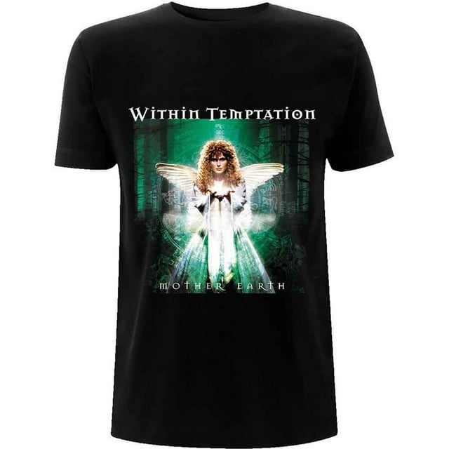 Within Temptation Adult Mother Earth Back Print Cotton T-Shirt