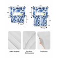 thumbnail image 6 of Blue Geometric Kitchen Curtains Sets 36 Inch Length with Valance, Minimalist Abstract Retro Artwork Swag Valances and Tiers Curtain Set Drapes Swag Curtains for Living Room, Bathroom, Bedroom, Cafe, 6 of 6