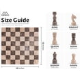 thumbnail image 3 of Elborse Marble Chess Set 12 inches Oceanic and Verona Travel Chess Set, Strategy Board Games with 32 Chess Pieces and 2 Extra Queens for Adults, Family Games, 3 of 7