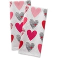 thumbnail image 2 of qefuia Valentine''s Day Collection Kitchen, Dishtowel Set, 18x26, Hearts Collage, 2 Piece, 2 of 6