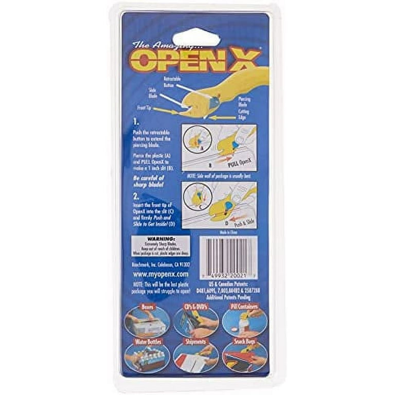 OpenX Dual Blade Package Opener with Safety Guard
