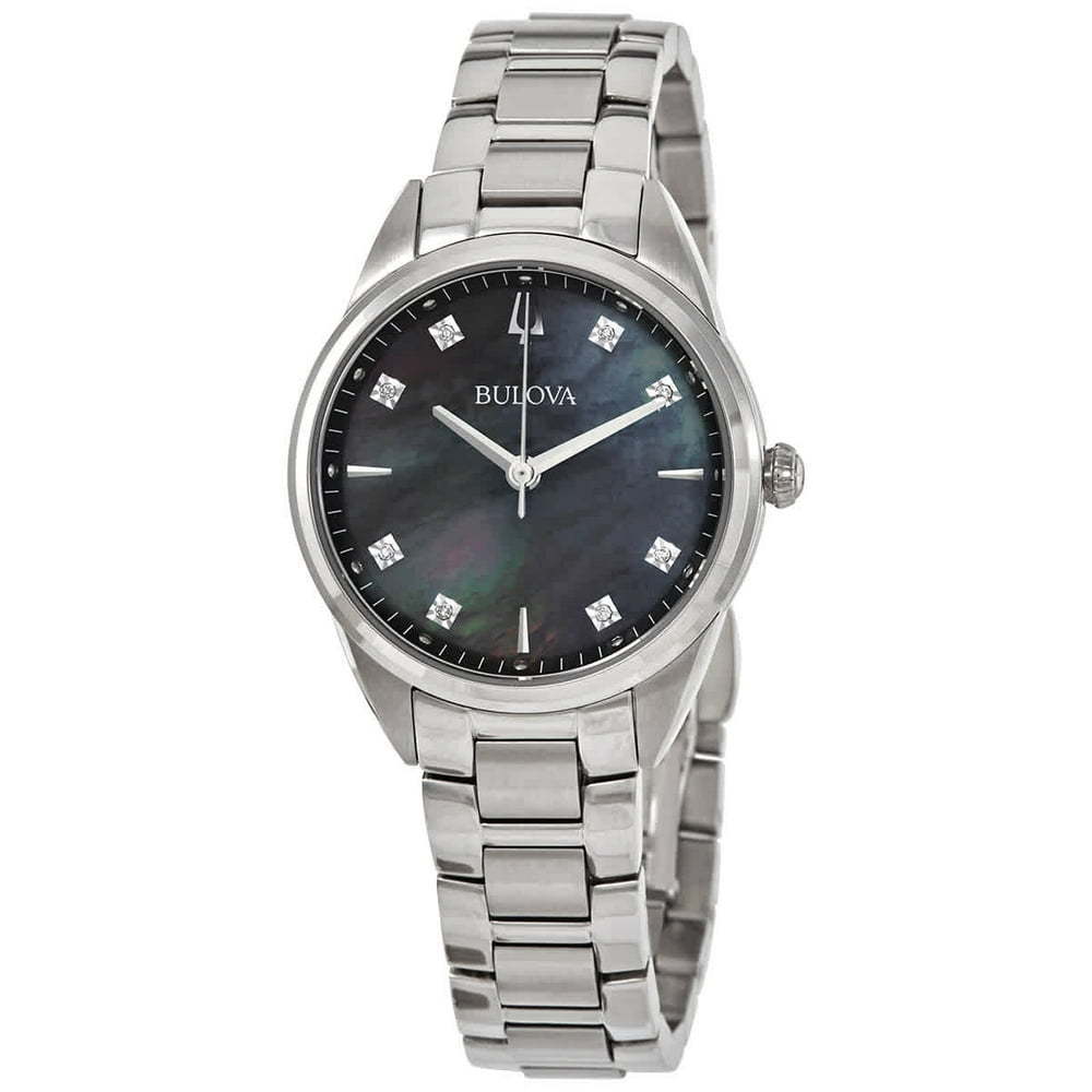 Bulova Bulova Classic Sutton Quartz Diamond Ladies Watch 96P198