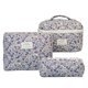 thumbnail image 1 of Pisexur Belleza Maquillaje Bolsa de cosméticos portátil acolchada de gran capacidad, bolsa de almacenamiento floral acolchada, bolsa de almacenamiento para artículos de tocpara mujeres y hombres, 1 of 5