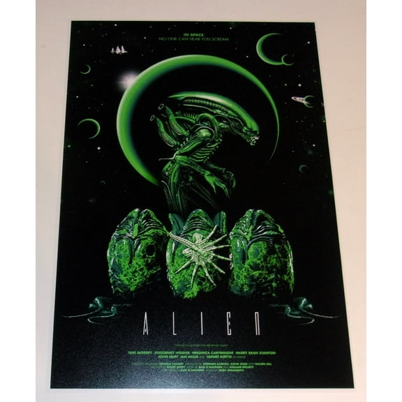 Alien 1979 Alternative Movie Poster Ridley Scott Sigourney Weaver Aliens 19"x13"